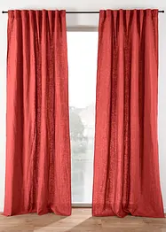 Gardinlängd i linne (1-pack), bonprix