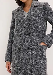 Kort kappa med yllelook, bonprix