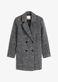 Kort kappa med yllelook, bonprix