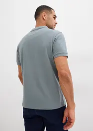 Pikétröja av ren bomull Slim Fit, korta ärmar, bonprix