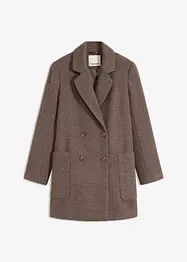 Kort kappa med yllelook, bonprix