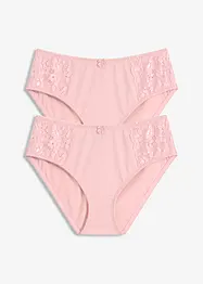Maxitrosa med skir spets (2-pack), bonprix