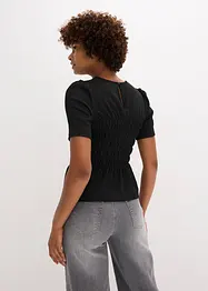 Topp med smock, bonprix