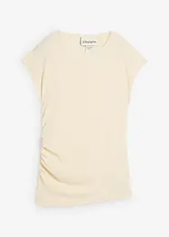 Asymmetriskt linne i tunn kräpp, bonprix
