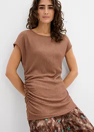 Asymmetriskt linne i tunn kräpp, bonprix