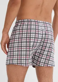 Skön boxertrosa (3-pack) rutig, bonprix