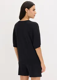 Oversizepyjamas med shorts av mjuk modal, bonprix