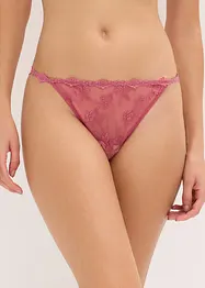 Tangastringtrosa med blommig spets, bonprix