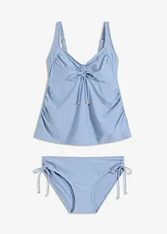Mammatankini (2 delar) med knytband, bonprix