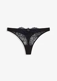 Stringtrosa i skir spets, bonprix