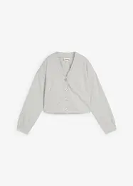 Sweatjacka av lätt glansig viskosmix, bonprix