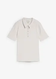 Pikétröja av viskosmix, bonprix