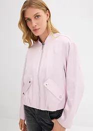 Blusjacka av glansig, mjuk viskosmix, bonprix