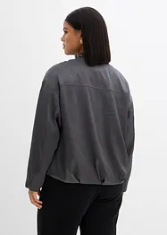 Blusjacka av glansig, mjuk viskosmix, bonprix