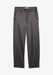 Byxa i barrel-modell av satin med mjukt fall, bonprix