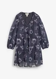 Chiffongklänning i kort modell, bonprix