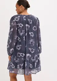 Chiffongklänning i kort modell, bonprix