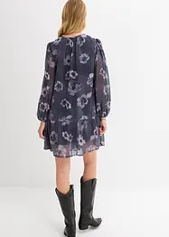Chiffongklänning i kort modell, bonprix