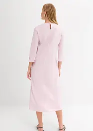 Klänning av glansig satin, bonprix