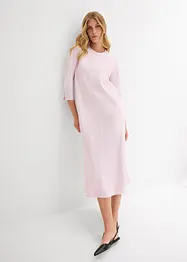 Klänning av glansig satin, bonprix
