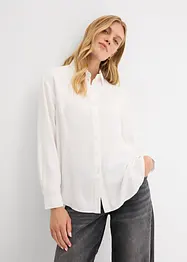 Skjortblus av mjuk viskos, bonprix