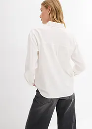 Skjortblus av mjuk viskos, bonprix
