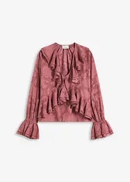 Lätt transparent chiffongblus, bonprix