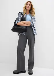 Marlenebyxa med yllelook, bonprix