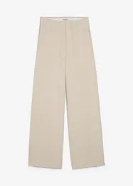 Palazzobyxa med stickad look, bonprix