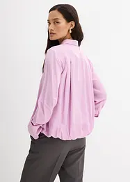 Satinblus av viskosmix, bonprix