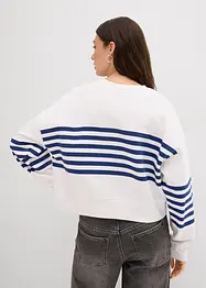 Oversizesweatshirt i ren bomull, bonprix