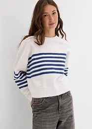 Oversizesweatshirt i ren bomull, bonprix