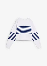 Oversizesweatshirt i ren bomull, bonprix