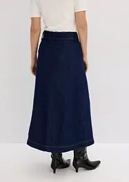 Mellanlång jeanskjol, bonprix