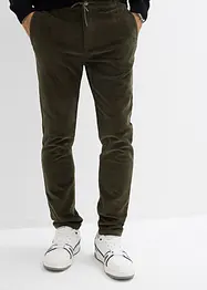 Stretchig manchesterbyxa, normal passform, bonprix