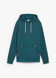 Sweatshirt med huva, bonprix