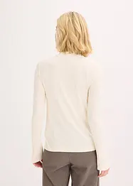 Polotröja med dekorativa knappar, bonprix