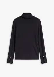 Polotröja med dekorativa knappar, bonprix