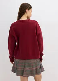 Oversizesweatshirt i ren bomull, bonprix