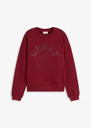 Oversizesweatshirt i ren bomull, bonprix