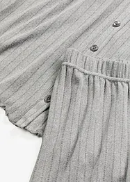 Trikåbyxa och cardigan i mjuk pointellejersey, bonprix