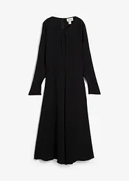 Draperad midiklänning, bonprix