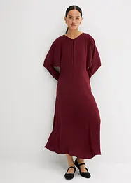 Draperad midiklänning, bonprix