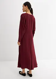 Draperad midiklänning, bonprix