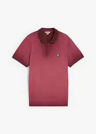 Kortärmad pikétröja med tvättad look, bonprix
