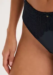 Maxistringtrosa i ett glansigt material (2-pack), bonprix