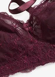 Bralette med broderi, bonprix