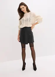 Strumpbyxa med strumpebandstryck 30 DEN, bonprix