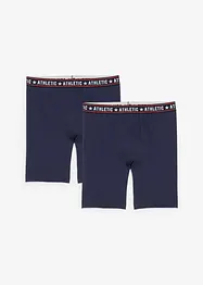 Långa boxershorts med bomull (2-pack), bonprix