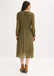 Mellanlång klänning, bonprix